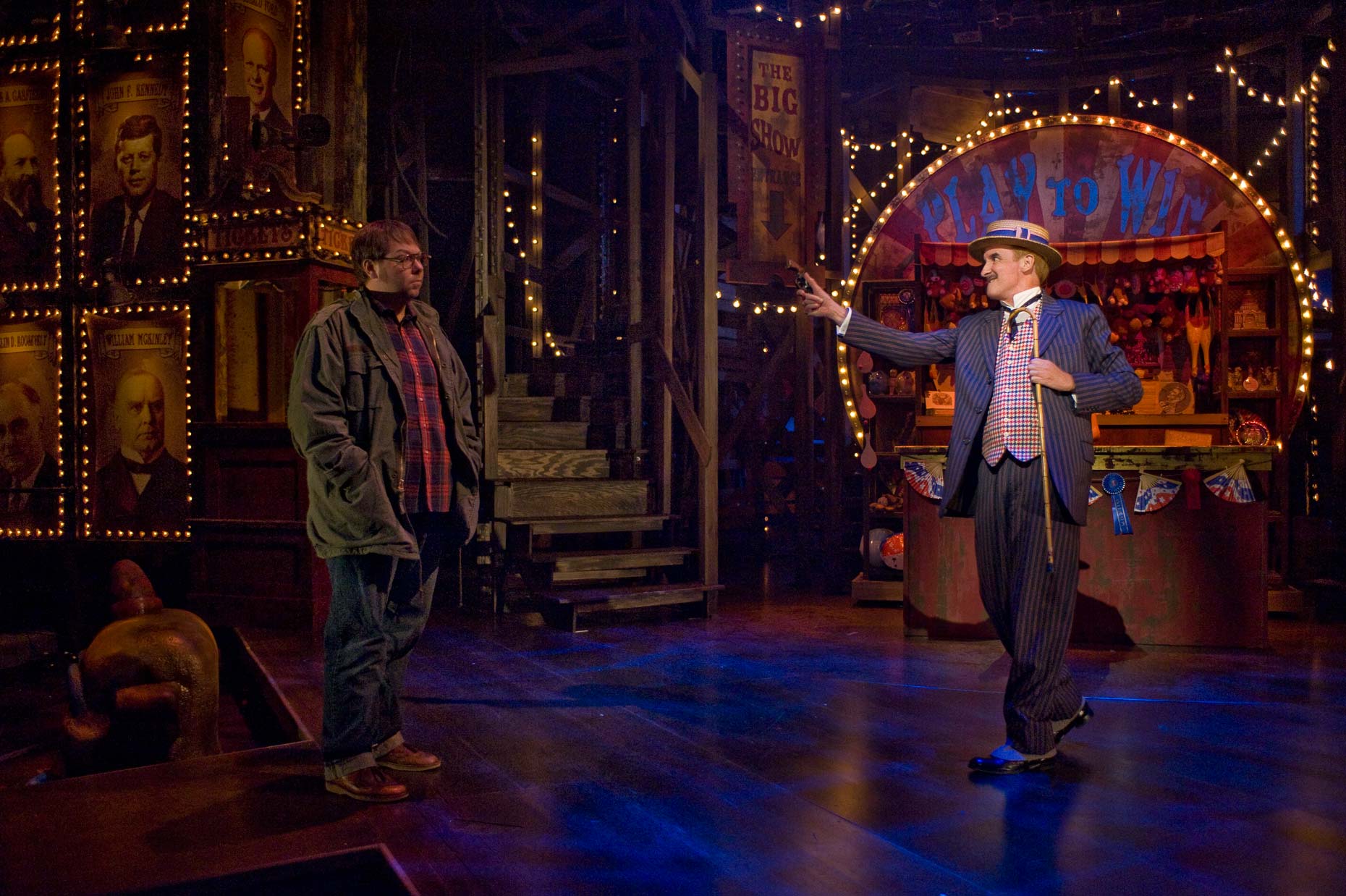 Assassins Musical Design Set Design Scenic Design #SetDesign #ScenicDesign 